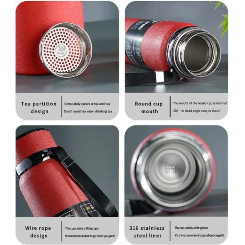 Digital Smart Vacuum Water Bottle 800ml