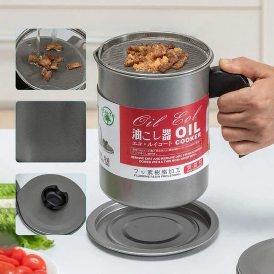 1.4L Fryer Oil Filter Pot