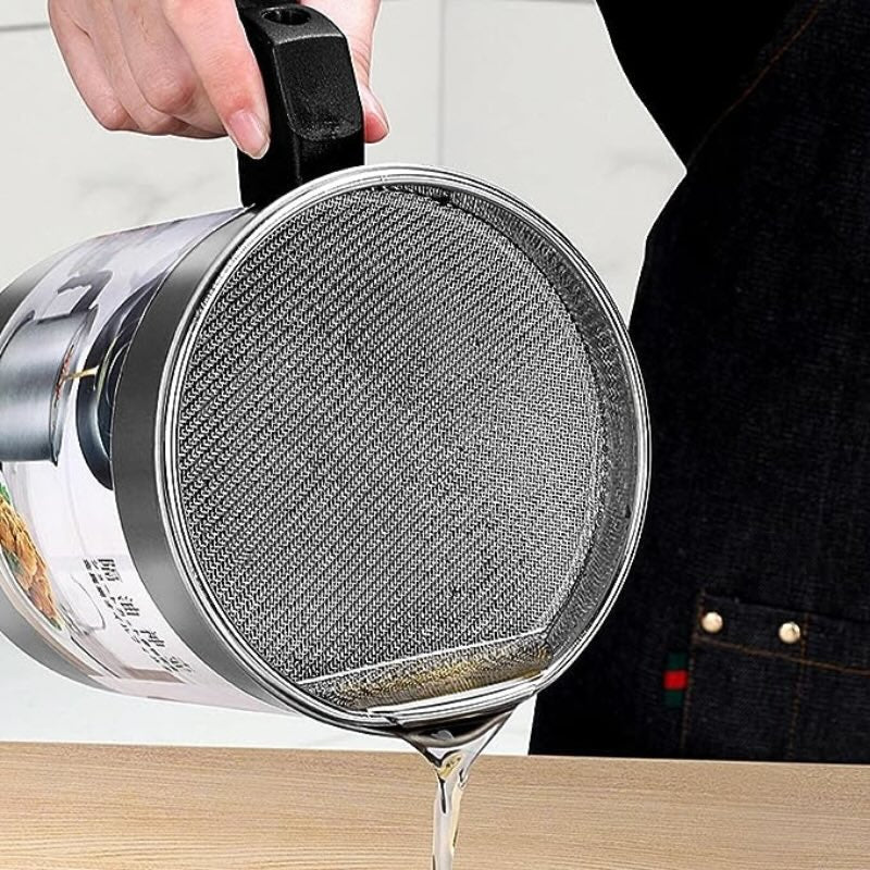 1.4L Fryer Oil Filter Pot
