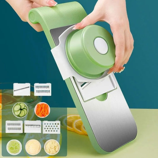 Multifunctional 5-Blade Vegetable Cutter & Grater