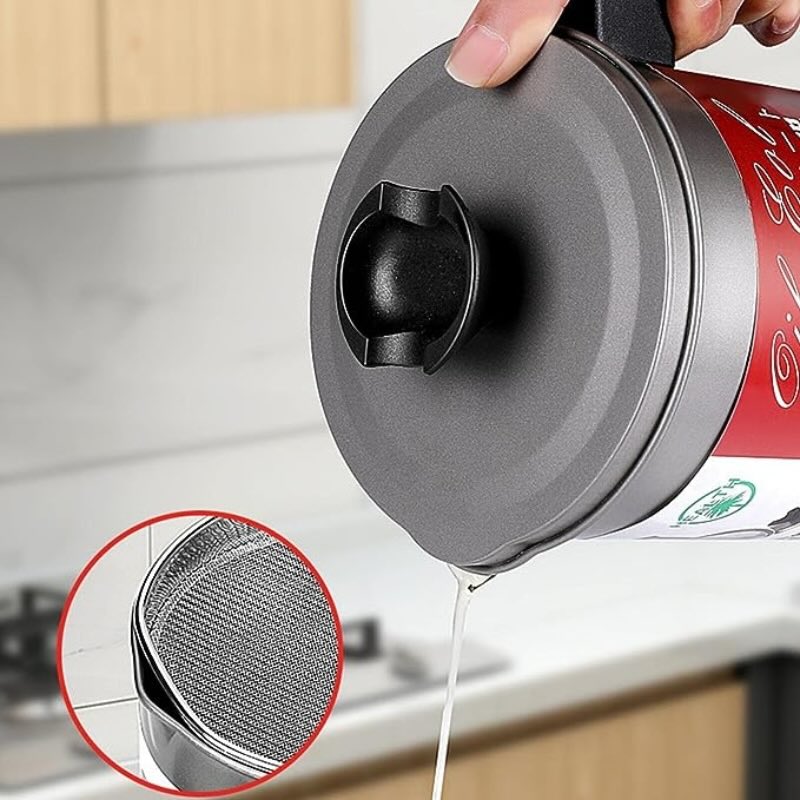 1.4L Fryer Oil Filter Pot