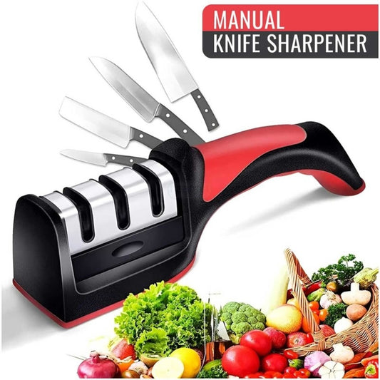 3-in-1 Knife Sharpener Set with Ceramic Peeler