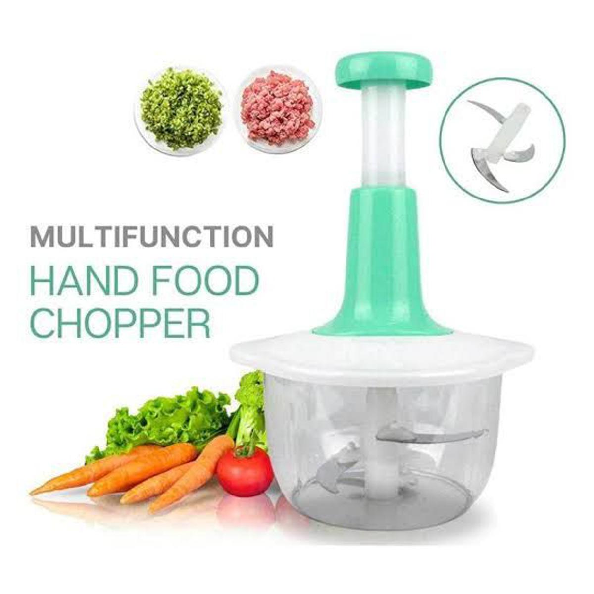 2L Manual Hand Push Chopper & Multifunctional Mixer