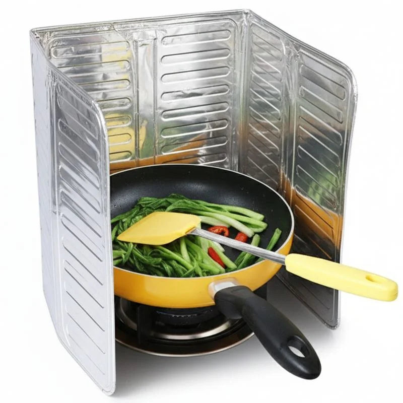 Foldable Heat Insulation Shield for Kitchen Stove +